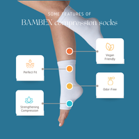 BAMBEX™ Bamboo Charcoal Comfort Foot Sleeves